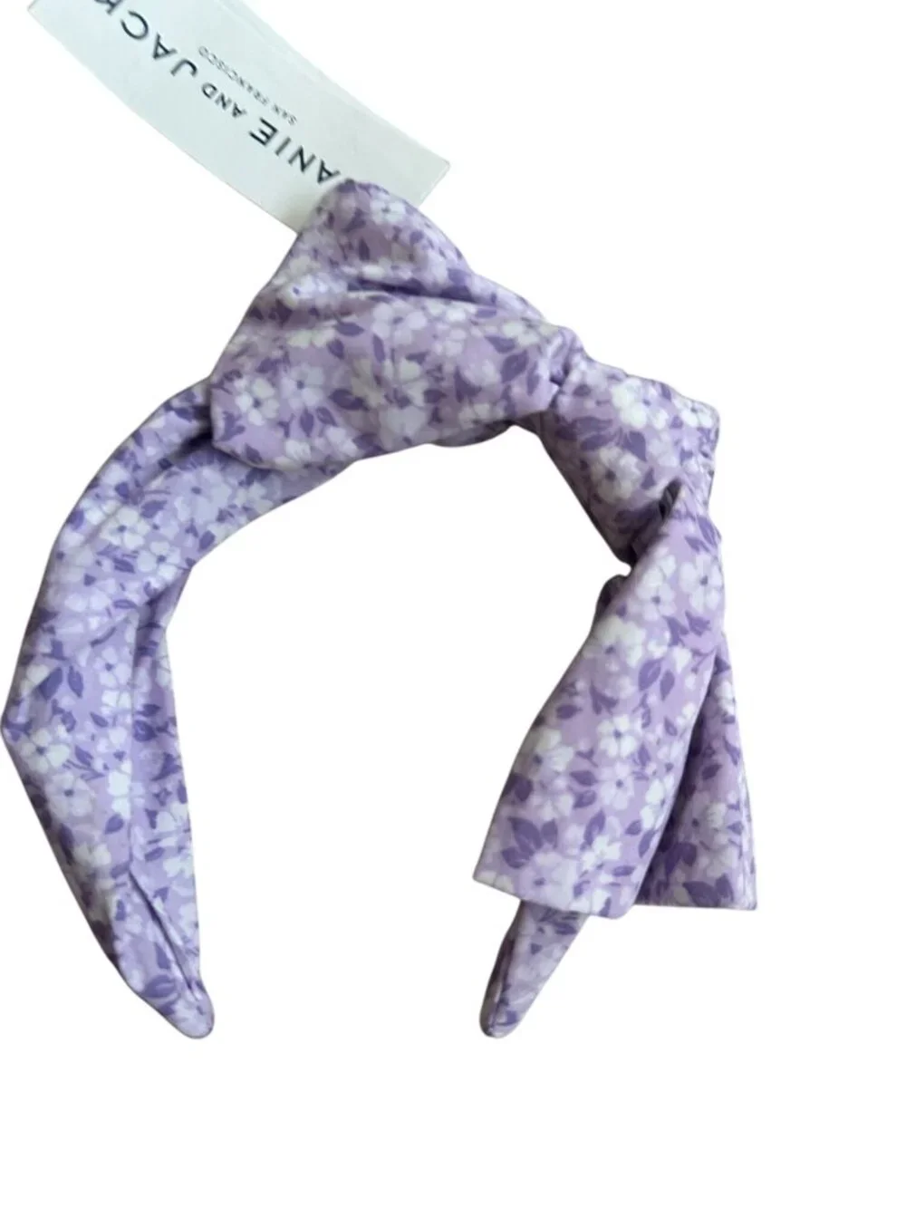JANIE AND JACK Smock Shop Purple Floral Toddler Headband NEW NWT